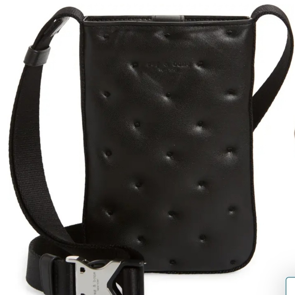 Rag and Bone leather phone pouch